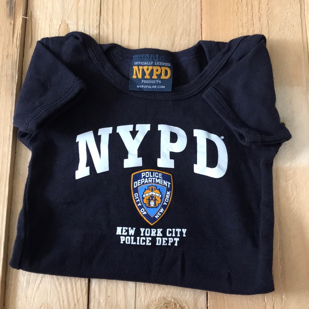 NYPD baby onesie